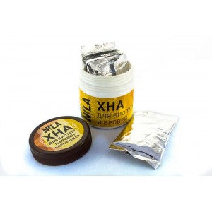 Хна Nila гипоаллергенная для бровей и биотату коричневая 100 гр